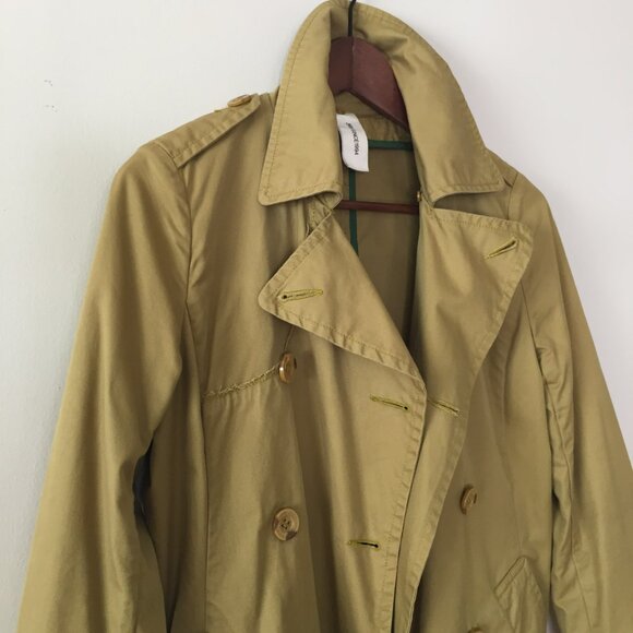 JNBY Women's Cotton Trench Coat with Removeable Liner Size S - Picture 2 of 11